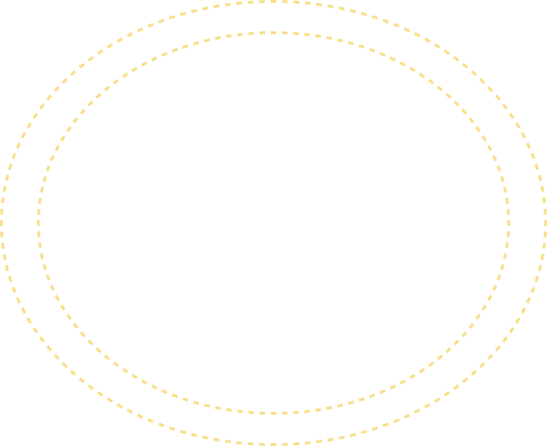 a black background with yellow dots